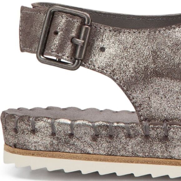 Trask Shimmery Metallic Sandals - Picture 5 of 16